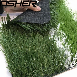ASHER artificial turf soccer flooring in synthetic lawn cheap price green grass FREE SAMPLE