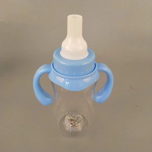 Baby Feeding bottle shape kids PET  plastic milk tea juice beverage bottle