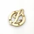 Import Bag Garment Accessories Custom Hole Metal Clothing Logo Label, Gold Plated Metal Sewing Name Tag Plate for Clothes Swimwear from China