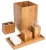 Import Bamboo Bathroom Accessories Set Wood Bathroom Set Complete with Soap Dispenser, Toothbrush Holder, from China