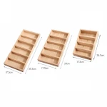 Bamboo Sunglasses Display Wooden Vertical Eyewear Organizer Glasses Display
