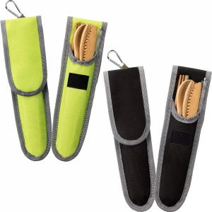 Bamboo Travel Utensils Cutlery Flatware Set Include Reusable Bamboo  Straw and Cleaning Brush