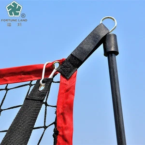 Baseball and Softball Practice Pitching &amp; Fielding Net with Bow Frame