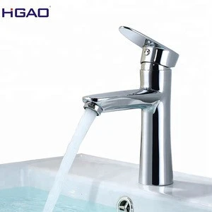 Bathroom accessories good quality basin faucet chrome finished zinc alloy handle faucet taps