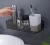 Import Bathroom Shelf Adhesive Storage Rack Corner Holder Shower Gel Shampoo Basket Hot from China