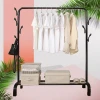 Bedroom Free Standing Trousers Racks Metal Cloth Rack With Stand