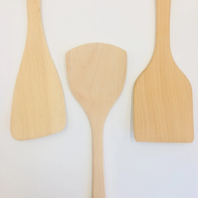 Beech Wooden Kitchen Cooking Set Western Kitchen Tools Set Bamboo Kitchen Utensils Spoon Set Bamboo Spatula
