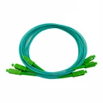 Bend Insensitive aqua color telecom jumper cable simplex SC APC 1.6mm fiber optic patch cord