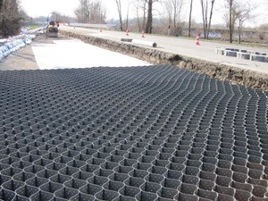 Best price Plastic geocell HDPE for road slope reinforcement and retaining wall