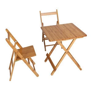 Best Price Space Saving Bamboo Dining Table And Chairs For Sale