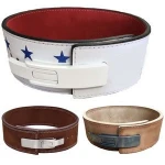 Best Quality Leather Power Lever Buckle Belt For powerlifting, crossfit, weight lifting