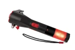 Best quality led hand crank flashlight torch multifunctional 5 in 1 cutter