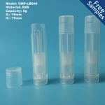 Best seller plastic oval lip balm container,lip balm tube,Lipstick tube
