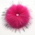 Import Big solid color pom poms faux raccoon fur DIY pompom balls for beanie knitted hats cap from China