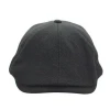 black custom classic ivy cap hat