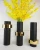 Import Black Lacquer Resin Vase Metal Vases For Centerpieces Decorative Vases For Hotels from China
