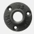 Import black malleable Iron 1/2&quot;3/4&quot;BSP floor flanges from China