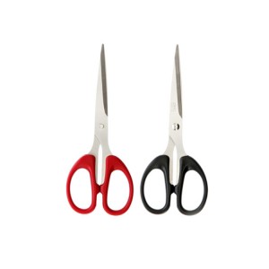 Black red Multi-purpose Kitchen Office Steel Scissors
