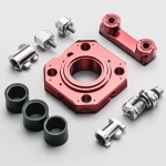 black & steel machining parts billet aluminum cnc machining automatic lathe machine machining parts aluminum anodized