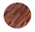 Black walnut block style coffee table top