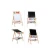 Import blackboard with clock Abacus  Magnetic wooden Drawing board Double side vertical multi purpose easel for kids from China