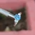 Import Blue Topaz Silver Ring 925 Sterling Silver Sky Blue Ring Wedding Ring from India