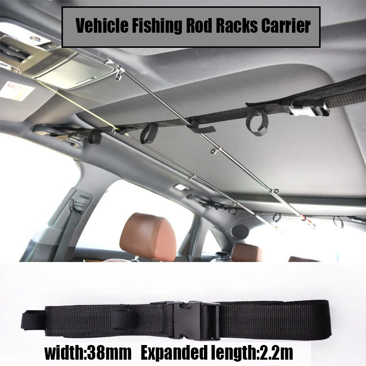 Booney Vehicle ceiling fishing rod carrier Amazon populai car fishing rod carrier Pole Tools Storage