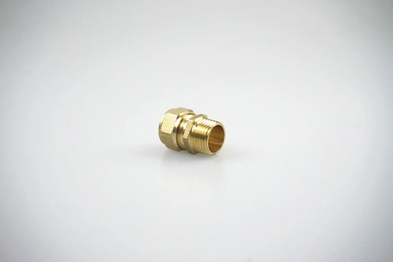 brass male socket tube fitting PEX-Al-PEX pipe fitting female male thread straight connector