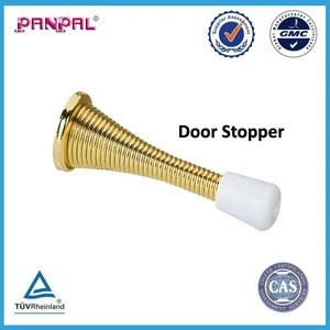 BSCI approved factory price hot sale decorative floor spring loaded heavy duty door stop with customized package