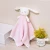 Import BSCI Factory DouDou Infant 100%cotton hand-knitted bunny shaped baby appease towel small blanket large size from China