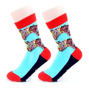 Bulk Design Own Dollar Pattern Spring Comfortable Colorful Happy Funny Socks Women