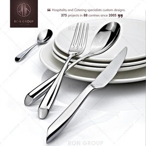 Bulk silver stainless steel cutlery included dinner spoon fork knife dessert spoon and fork