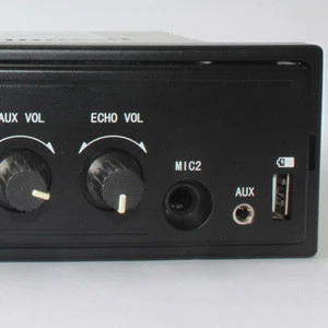 Bus Car built-in Amplifier with wireless microphone function