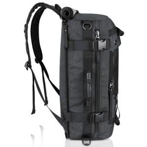 Canvas Travel Rucksack Backpack Polyester Unisex Computer Interlayer Custom OEM Outdoor 20L 40L 60L Handle Solid Zipper 5-7 Days