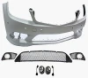CAR BODY KIT FRONT PANAL FRONT BUMPER FOR BENZ W204 4D 2008-2010, AMG LOOK AUTO BODY PARTS