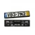 Import carbon fiber plastic number plate frame from China