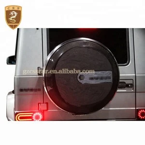 Carbon Fiber Spare Tire Cover Fit For BZ G Class Car Accessories Wheel Cover