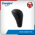 CARGEM Black Leather Car Gear Knob