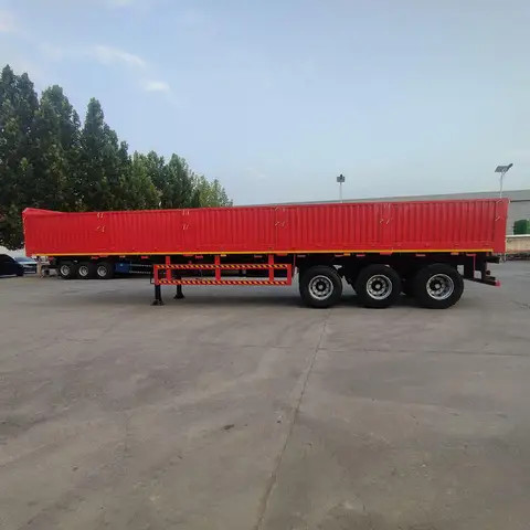 cargo Transport Trailer 3/4 Axles Fence cargo Trailer