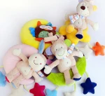 Cartoon 0-12 months Baby Toys Bed Stroller baby mobile Hanging Rattles Newborn Plush Toy infant toys for baby