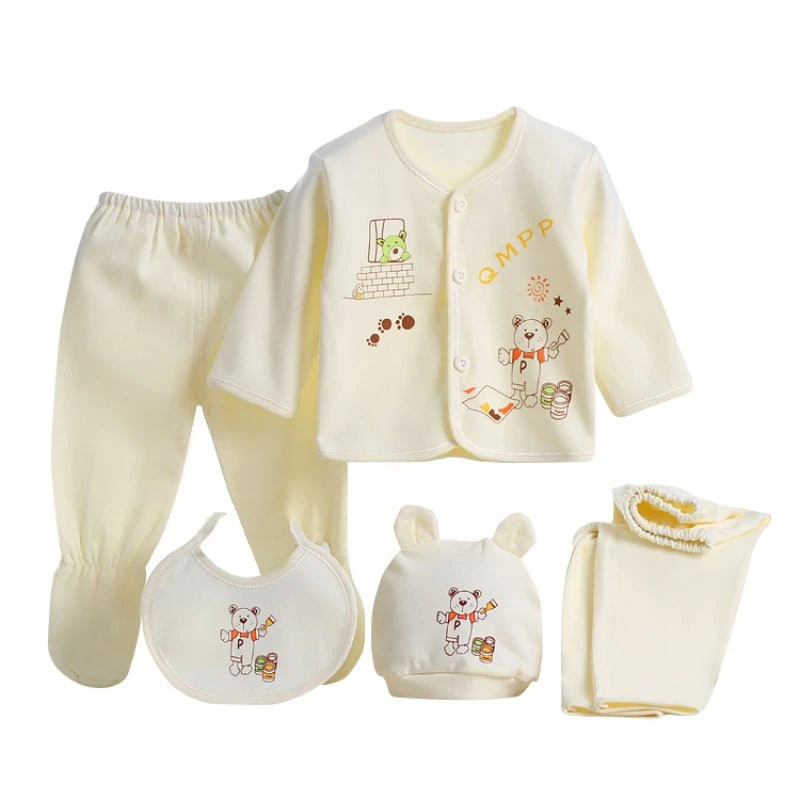 Cartoon Printed Long-sleeve Export Oriented Clothing Set For Baby&#x27;s From Bangladesh
