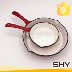 Cast iron metal enamel pot casseroles cooking boiler