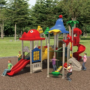 Castle outdoor awesome slide and swing set playground
