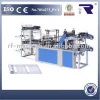 CE ISO Computer Control Two layer Rolling polythene plastic garbage Bag making Machine