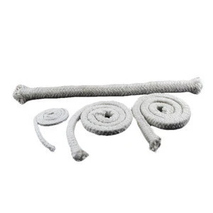 Ceramic fiber rope gasket, Ceramic fiber cord and round insulation glass fiber rope