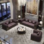 Cheap Comfort Fashionable Sofa Home Furniture Nordic Sofa Set