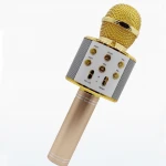 Cheap Handheld Wireless Microphone Karaoke Mini Home KTV Microphone Player speaker For Phone Iphone Android