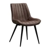 Cheap Modern High Quality Upholstered Seat Metal Legs Dining Room Furniture Dining Chair
