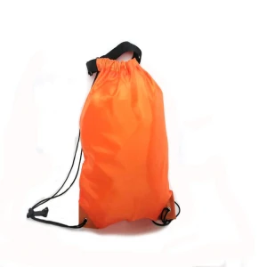 cheap polyester custom promotional cinch pack drawstring bag