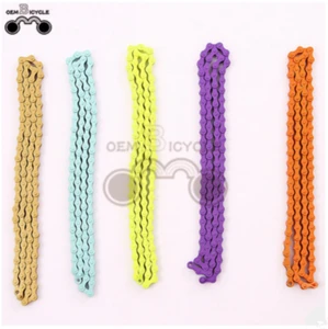 cheap price bicycle Multi-color chain for fixed gear bike sale